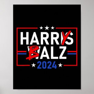 Poster Harris Wheimer 24 Harry B 2024 Meme Democratics Vo
