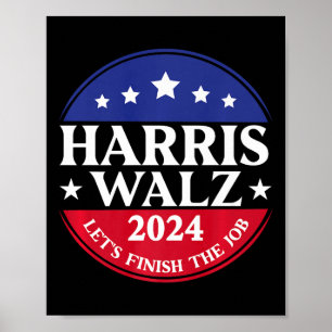Poster Harris Wheimer 24 Kamala Harris Madame la Présiden