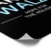 Poster Harris Wheimer L'Espoir De Noël Pour Le Dem Des Va (Coin)