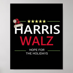 Poster Harris Wheimer L'Espoir De Noël Pour Le Dem Des Va