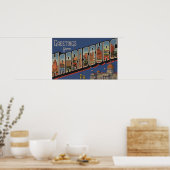 Poster Harrisburg, Pennsylvanie - Scènes de grandes lettr (Cuisine)