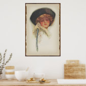 Poster Harrison Fisher Art :: American Girl Print #1 (Cuisine)