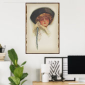 Poster Harrison Fisher Art :: American Girl Print #1 (Bureau à domicile)