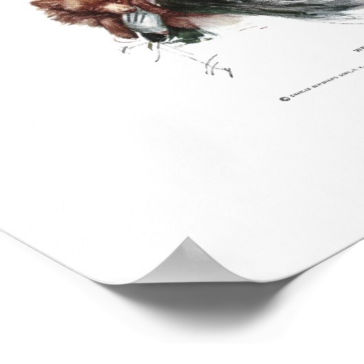 Poster Harrison Fisher bien protégé (Coin)