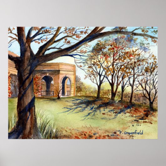 Poster Harrogate de Valley Garden par Farida Greenfield (Devant)