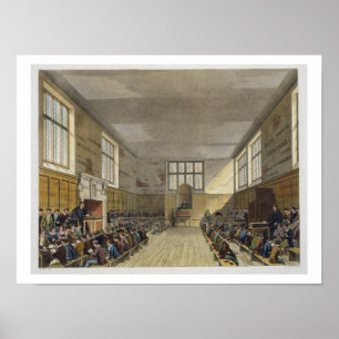 Poster Harrow School Room from 'History of Harrow School'