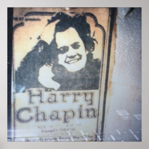Poster harry chapin à pittsburgh
