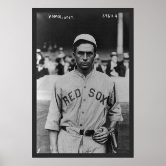 Poster Harry Hooper Red Sox Baseball 1914