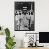 Poster Harry Hooper Red Sox Baseball 1914 (Bureau à domicile)