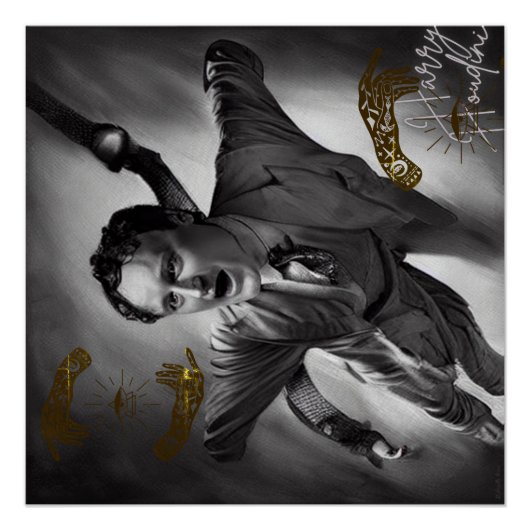 Poster Harry Houdini HQ Portrait Art Pop Art (Devant)