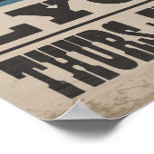 Poster Harry HOUDINI Mentalist VAUDEVILLE (Coin)