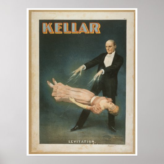 Poster Harry Kellar Levitation (Devant)