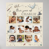 Poster Harry Potter 1er anniversaire - 12 mois Collage ph (Devant)