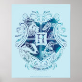 Poster Harry Potter | Aguamenti HOGWARTS™ Crest (Devant)