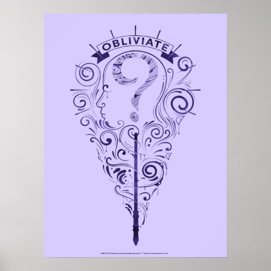 Poster Harry Potter | Aguamenti Obliviate Graphic (Devant)