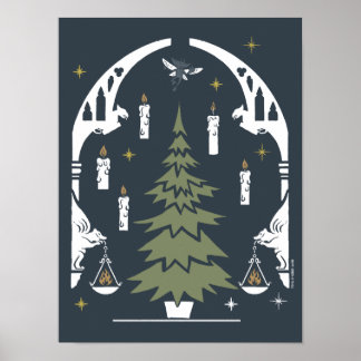 Poster HARRY POTTER™ Arbre de Noël magique