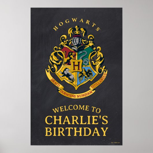 Poster Harry Potter Armoiries de Poudlard Anniversaire (Devant)