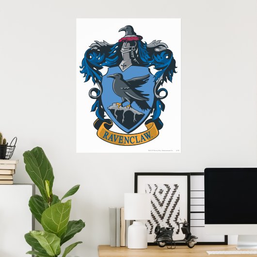 Poster Harry Potter | Armoiries de Ravenclaw (Bureau à domicile)