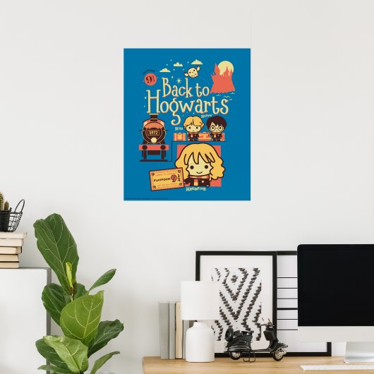 POSTER HARRY POTTER | BACK TO HOGWARTS™ (Bureau à domicile)