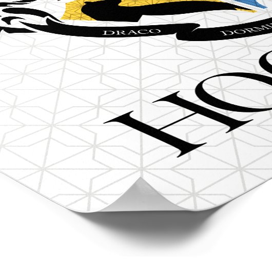 Poster Harry Potter | Blason de l'école HOGWARTS™ (Coin)