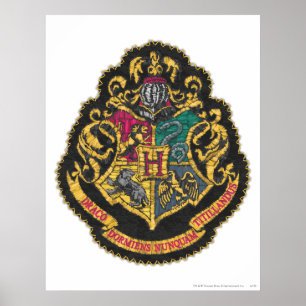 Poster Harry Potter Blason de Poudlard