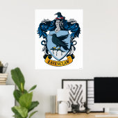 Poster Harry Potter  | Blason de Ravenclaw gothique (Bureau à domicile)