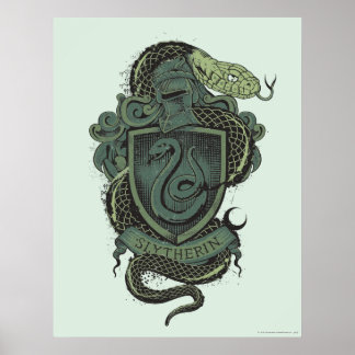 Poster Harry Potter | Blason de Serpentard