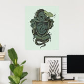Poster Harry Potter | Blason de Serpentard (Bureau à domicile)