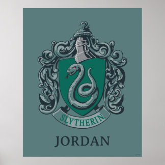 Poster Harry Potter | Blason de Serpentard Vert