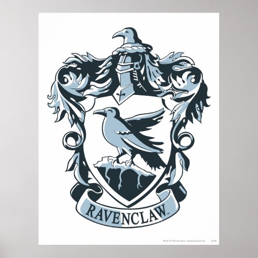 Poster Harry Potter | Blason moderne de Serdaigle (Devant)
