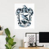 Poster Harry Potter | Blason moderne de Serdaigle (Bureau à domicile)