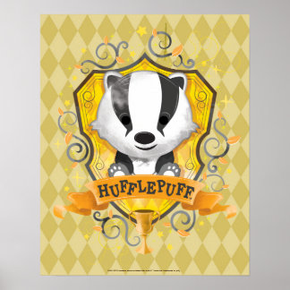 Poster Harry Potter | Blason RAVISSANT HUFFLEPUFF™