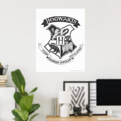 Poster Harry Potter | Blason Rétro de Poudlard (Bureau à domicile)