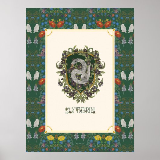 Poster HARRY POTTER™ | Blason SLYTHERIN™ (Devant)