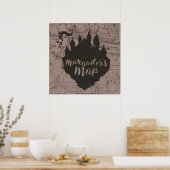 Poster Harry Potter | Carte du château Marauder de HOGWAR (Cuisine)