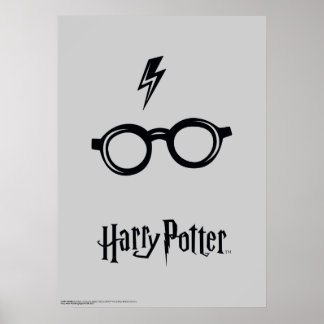 Poster Harry Potter | Cicatrice de foudre et Lunettes