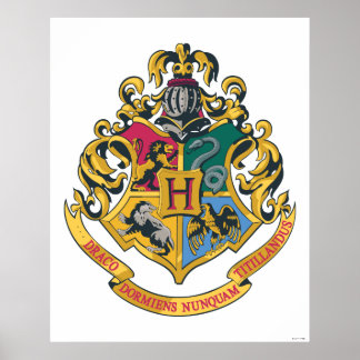 Poster Harry Potter| Cimier de Poudlard - Couleur complèt
