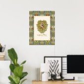 Poster HARRY POTTER™ | Crête HUFFLEPUFF™ (Bureau à domicile)