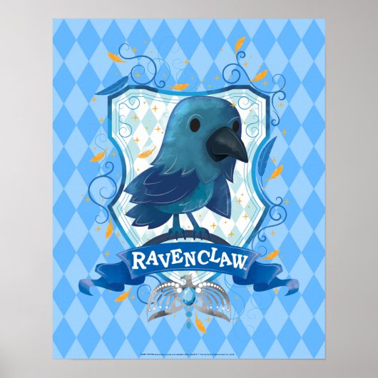 Poster Harry Potter | Crête RAVENCLAW™ de charme (Devant)