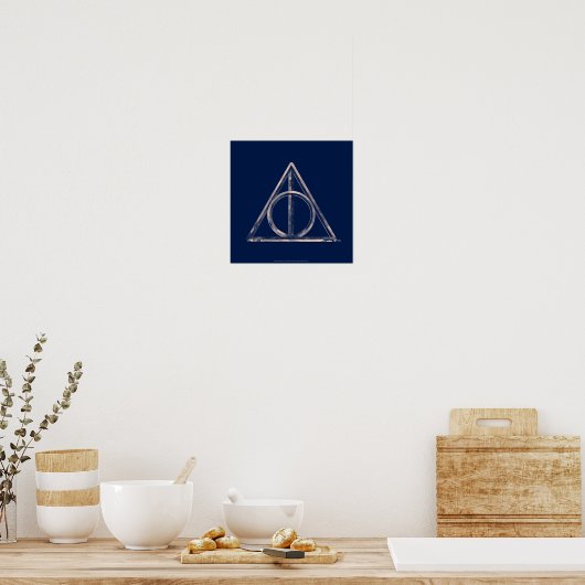 Poster Harry Potter | Deathly Hallows Watercolor (Cuisine)