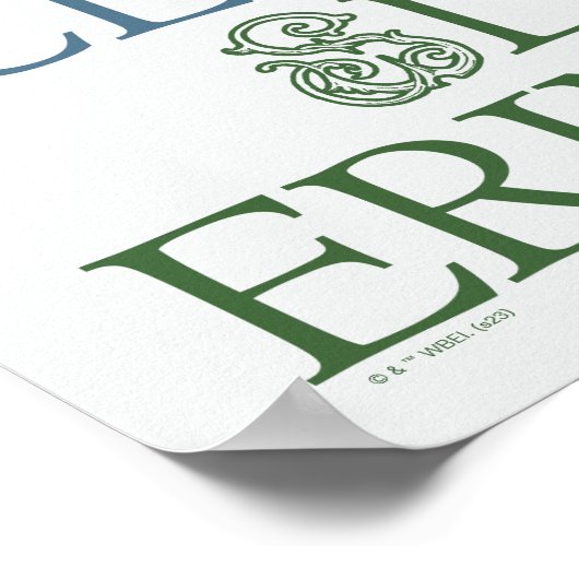 Poster HARRY POTTER™ | Delicate Sketch HOGWARTS™ Houses (Coin)