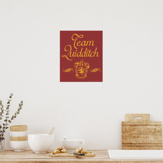 Poster Harry Potter | Équipe QUIDDITCH™ (Cuisine)