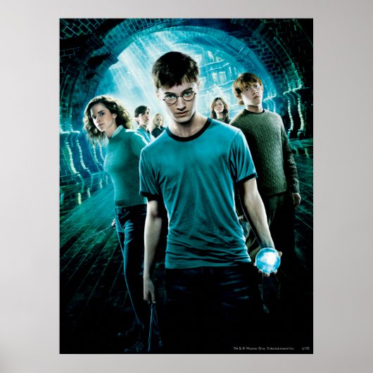Poster HARRY POTTER ET L'ORDRE DU PHÉNIX™ Bleu (Devant)