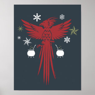 Poster HARRY POTTER™ Fawkes & Cauldrons Graphique de vaca