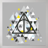 Poster Harry Potter | Geometric Deathly Hallows (Devant)