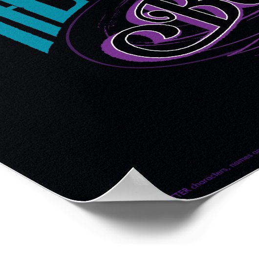 Poster Harry Potter | Graphique de typographie du Knight  (Coin)