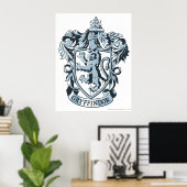 Poster Harry Potter | Gryffindor Crest Blue (Bureau à domicile)