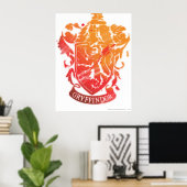 Poster Harry Potter | Gryffindor Crest - Splissé (Bureau à domicile)