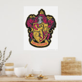 Poster Harry Potter | Gryffindor House Crest (Cuisine)