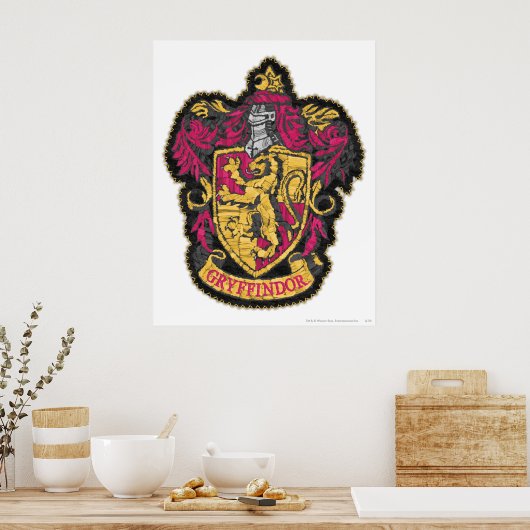 Poster Harry Potter | Gryffindor House Crest (Cuisine)
